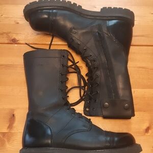 Bates mens Size 9.5 Enforcer 11" Paratrooper-m Boot Black leather